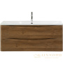 тумба под раковину belbagno acqua acqua-1200-2c-so-rr 120 см подвесная, rovere rustico