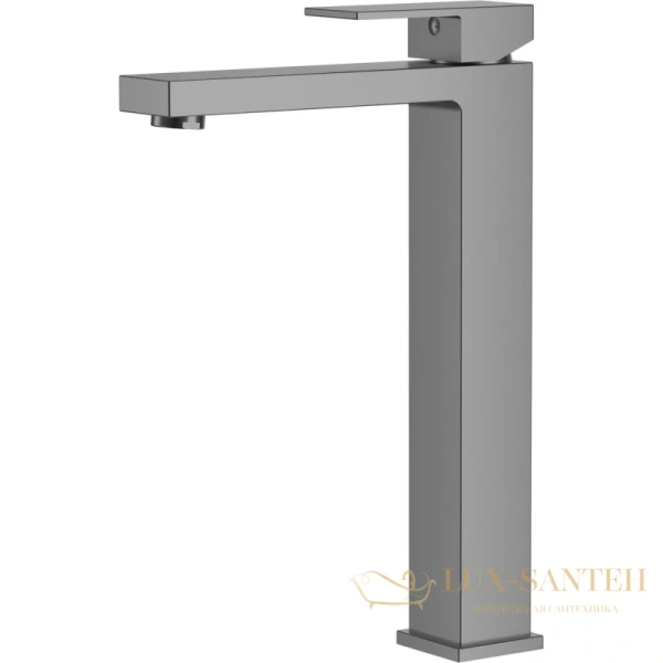 смеситель для раковины d&k bayern.liszt da1512006 высокий, серый графит