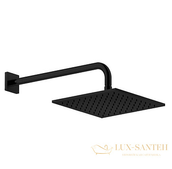 верхний душ gessi rilievo 59158.299 250*250 мм, black xl