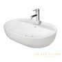 раковина накладная duravit luv 0380600000 600х400 мм, белый
