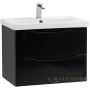 тумба под раковину belbagno marino-cer marino-cer-700-2c-so-nl-p 70 см подвесная, nero lucido