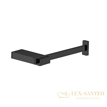 держатель для туалетной бумаги fima carlo frattini quadra, f6025/1ns, черный матовый