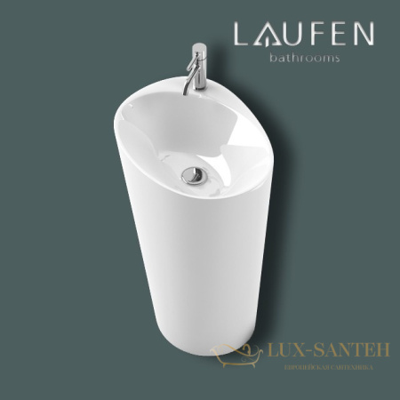 раковина laufen palomba collection 8.1180.3.400.104.1 напольная 52 см, белый