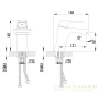 смеситель для раковины lemark unit lm4546c