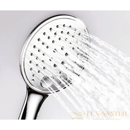 душевой комплект wasserkraft dinkel a175868 250 мм, хром