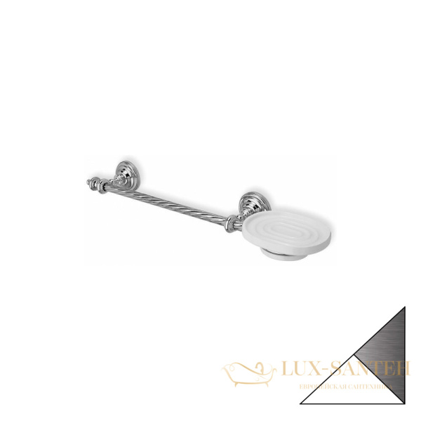 полотенцедержатель stil haus giunone g69(03), хром-белый