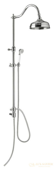 душевая колонна emmevi c02618eco, хром-золото