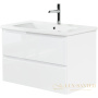 тумба под раковину belbagno albano-cer albano-cer-1050-2c-so-bl 105 см подвесная, bianco lucido