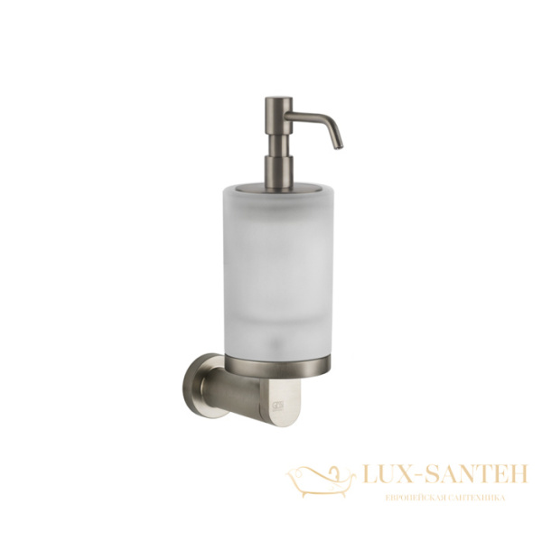 дозатор для жидкого мыла подвесной gessi emporio 38815.149, finox brushed nickel/белый