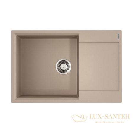 кухонная мойка omoikiri daisen 78-lb-sa artgranit х бежевый, 4993693