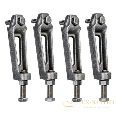 ножки для чугунных ванн dlr000001 delice серии comfort (комплект 4 шт), регулировка 14.5 см - 16.7 см