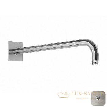 держатель верхнего душа 420 мм, almar shower arms e021116.nb, настенный, никель брашированный