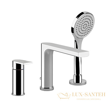 смеситель на борт ванны gessi emporio via manzoni 38634.031, хром