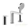 смеситель на борт ванны gessi emporio via manzoni 38634.031, хром