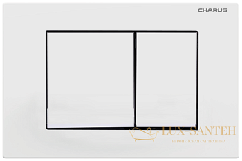 панель смыва charus tm, minimalista, fp.310.12.01, белый матовый