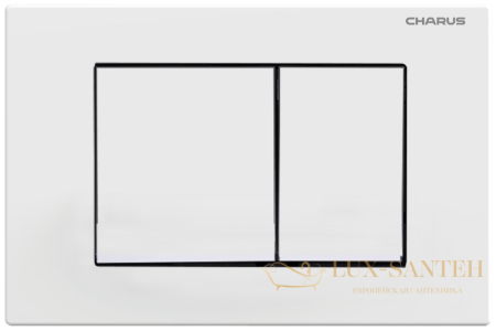 панель смыва charus tm, minimalista, fp.310.12.01, белый матовый