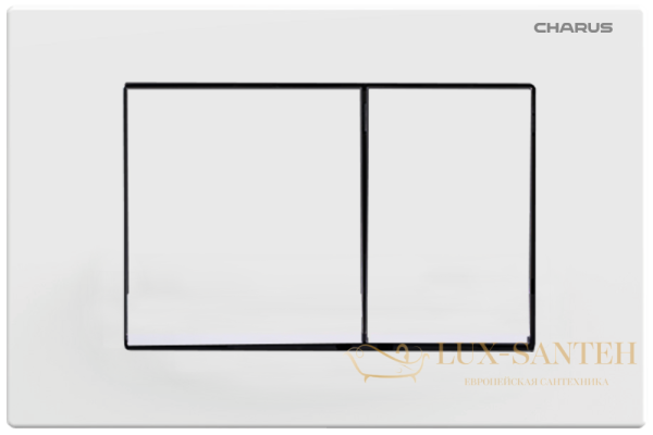 панель смыва charus tm, minimalista, fp.310.12.01, белый матовый