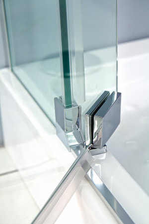 душевая дверь cezares slider slider-b-1-100/110-br-cr 110 см профиль хром, стекло бронзовое