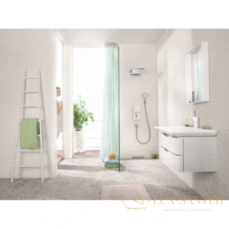 верхний душ hansgrohe rainmaker select 580 3jet 24001600, чёрный хром