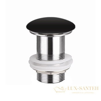 донный клапан ceramica nova cn2000mb, черный матовый