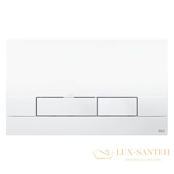 смывная клавиша oli narrow 152939 механическая, белый