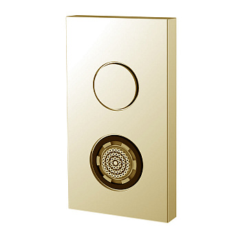 fima|carlo frattini switch форсунка с кнопкой открытия/закрытия воды, f5923or, внешняя часть, цвет золото