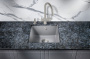 кухонная мойка milacio leon mc.77093 45 см, серый металлик