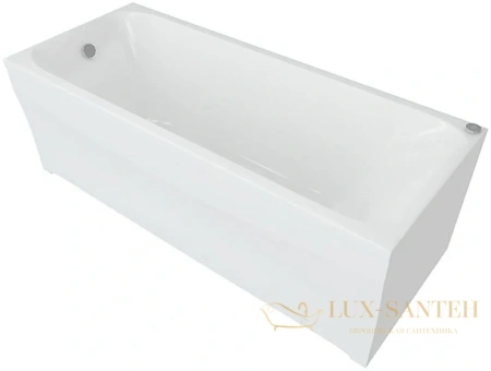акриловая ванна aquatek альфа 140x70 alf140-0000023 без фронтального экрана, без гидромассажа