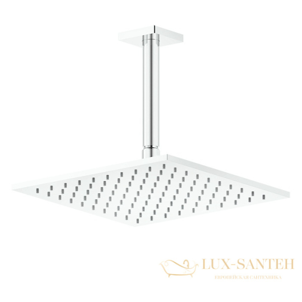верхний душ gessi rilievo 59159.279 250*250 мм, white cn