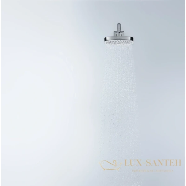 верхний душ hansgrohe croma select e 180 2jet ecosmart хром-белый 26528000