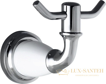 крючок двойной sanibano zafiro h9900/09dgold, золото