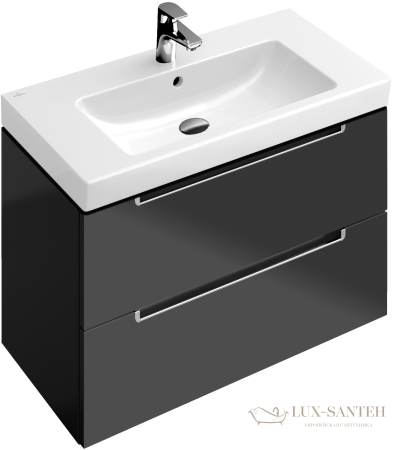 тумба под раковину villeroy & boch subway a69600fq 78,7 х 44,9 х 52, дуб графитовый