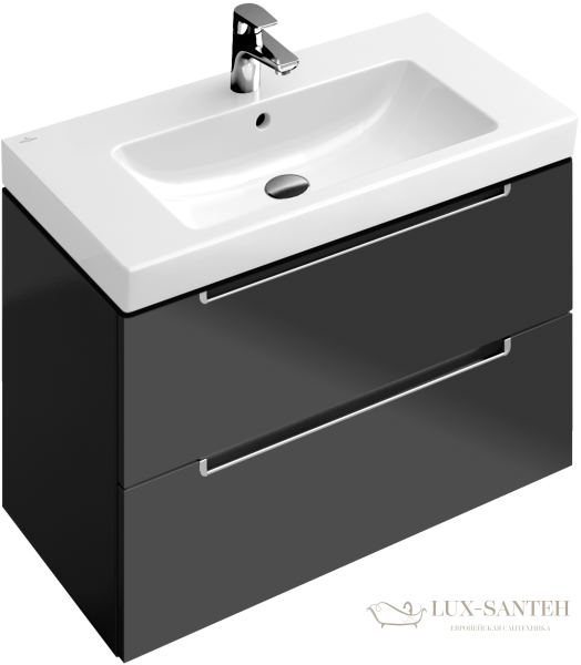 тумба под раковину villeroy & boch subway a69600fq 78,7 х 44,9 х 52, дуб графитовый