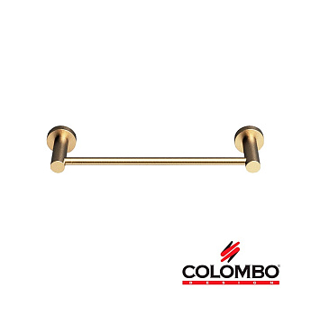 полотенцедержатель colombo design plus w4909.om 33,5 см, золото шлифованное