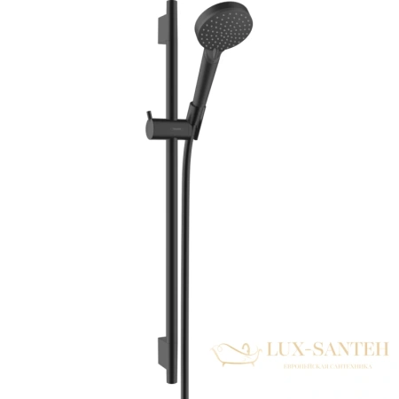 душевой гарнитур hansgrohe vernis blend 26423670, матовый черный