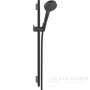 душевой гарнитур hansgrohe vernis blend 26423670, матовый черный