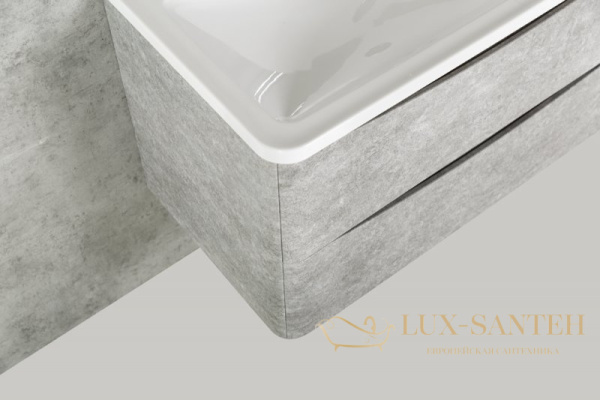 тумба под раковину belbagno acqua acqua-800-2c-so-cvg подвесная, cemento verona grigio