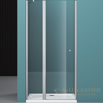 душевая дверь belbagno etna etna-b-12-60/20-c-cr 80 см профиль хром, стекло прозрачное