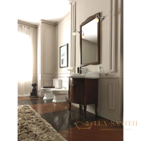 зеркало kerasan retro 731340noce 63х116 см, орех