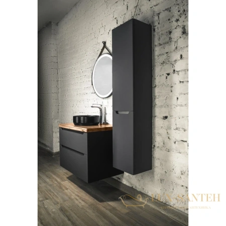 тумба jorno wood wood.01.60/p/gr 59,5 см, серый матовый 