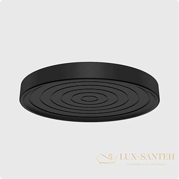 верхний душ aquame aqm8603mb, 1 режим, 300 мм, черный матовый