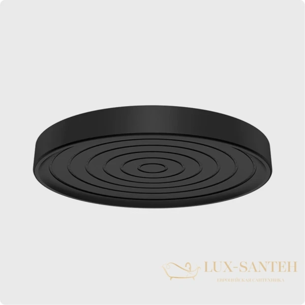 верхний душ aquame aqm8603mb, 1 режим, 300 мм, черный матовый