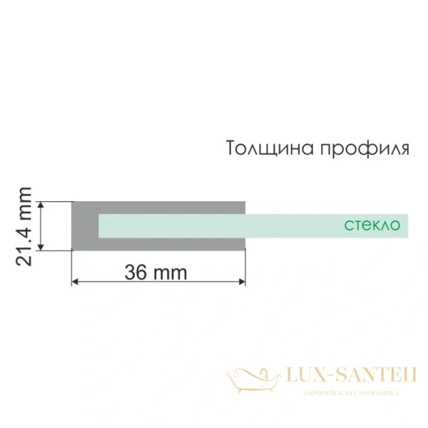 душевой уголок wasserkraft salm 27i43 90х90 см 