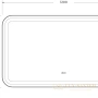 зеркало cezares stylus czr-spc-stylus-1200-700-tch-warm 120x70 см