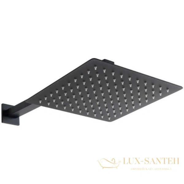 верхний душ allen brau infinity 5.21019-31 250 мм, черный матовый