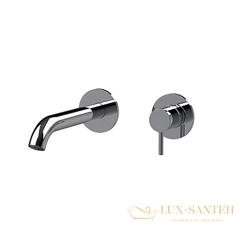 смеситель для раковины встраиваемый almar e210053.cr, внешняя часть, излив 130-155 мм, хром