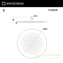 верхний душ whitecross d=30 см y1300cr, хром