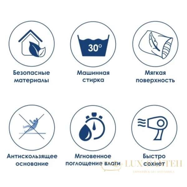 коврик wasserkraft dill bm-3953, зеленый