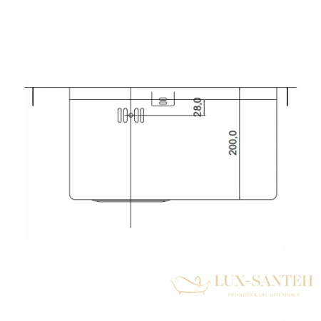 кухонная мойка seaman eco marino smv-780l-gun2.a, графит