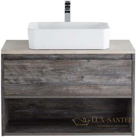 тумба под раковину belbagno kraft kraft-800-1c-so-pp 80 см подвесная, pino pasadena